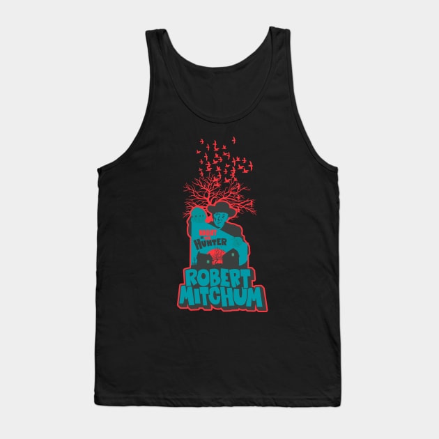 The Night of the Hunter: Captivating Robert Mitchum's Iconic Performance Tank Top by Boogosh